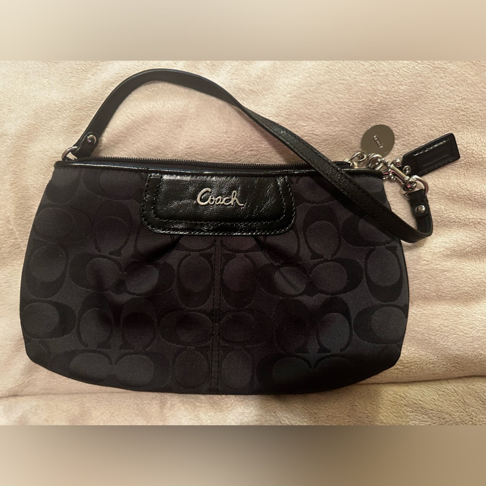 Authentic Coach Black small purse